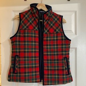 J.Crew Plaid Vest.